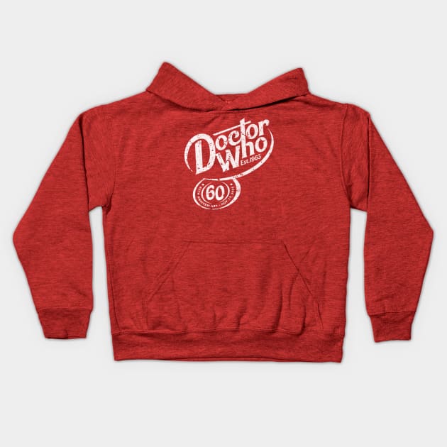 Dr. Pepper as Doctor Who - Vintage Kids Hoodie by tioooo